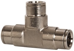 Norgren 120600700 Push-To-Connect Tube to Tube Tube Fitting: Pneufit Union Tee, 1/2" OD Image