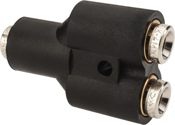Push-To-Connect Tube to Tube Tube Fitting: Pneufit Parallel Union Y, 5/32" OD