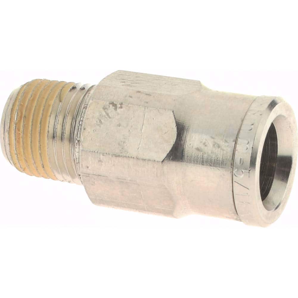 Parker - Compression Tube Connector: 1/16-27″ Thread, Compression x MNPT -  63033278 - MSC Industrial Supply