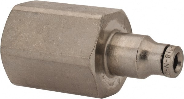 Norgren 124260128 Push-To-Connect Tube to Male & Tube to Male NPT Tube Fitting: 1/4" Thread, 1/8" OD 