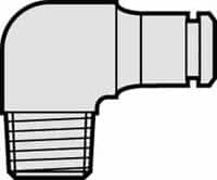 Norgren 124450328 Push-To-Connect Tube to Male & Tube to Male NPT Tube Fitting: 1/4" Thread, 3/16" OD 