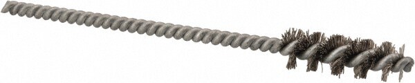 1/8 Inch Inside Diameter, 5/16 Inch Actual Brush Diameter, Carbon Steel, Power Fitting and Cleaning Brush