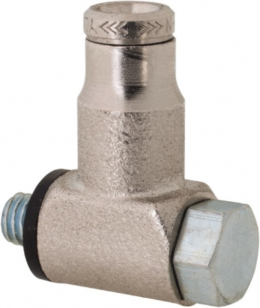 Norgren 124670228 Push-To-Connect Tube to Male & Tube to Male NPT Tube Fitting: 1/4" Thread, 5/32" OD Image