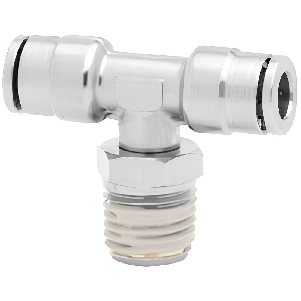 Push-To-Connect Tube to Male & Tube to Male NPT Tube Fitting: 1/2" Thread, 1/2" OD