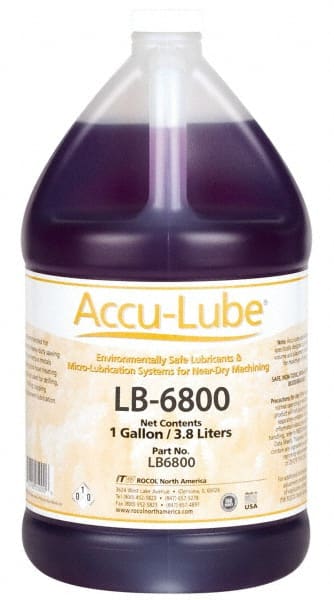 Accu-Lube LB6800 Cutting & Sawing Fluid: 1 gal Bottle 