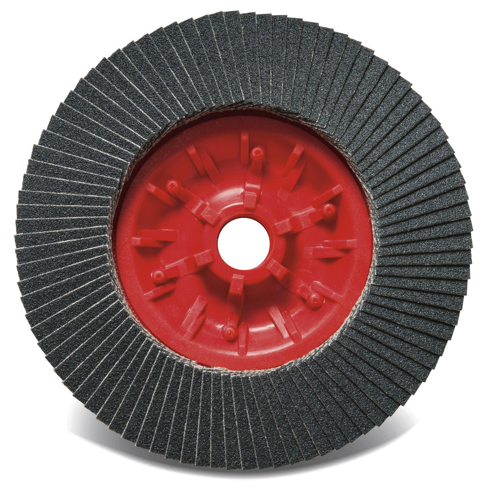 CGW Abrasives Flap Disc 6" Dia, 60 Grit, Ceramic, Type 29 Compact