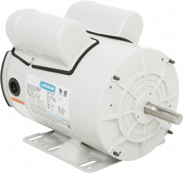 Leeson 1 Max hp, 1,725 Max RPM, Capacitor Start Electric AC DC Motor