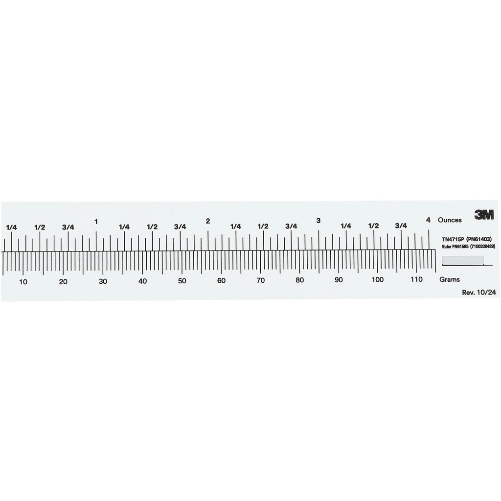 3m Long Ruler 3M - Tire Accessories: Accessory Type: Ruler; For Use With: 3M™ Wheel ...
