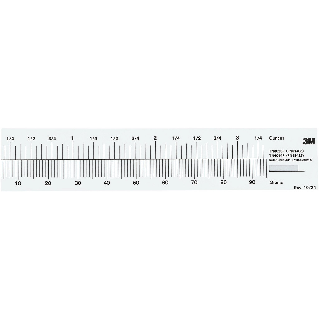 3m Long Ruler 3M - Tire Accessories: Accessory Type: Ruler; For Use With: 3M™ Wheel ...