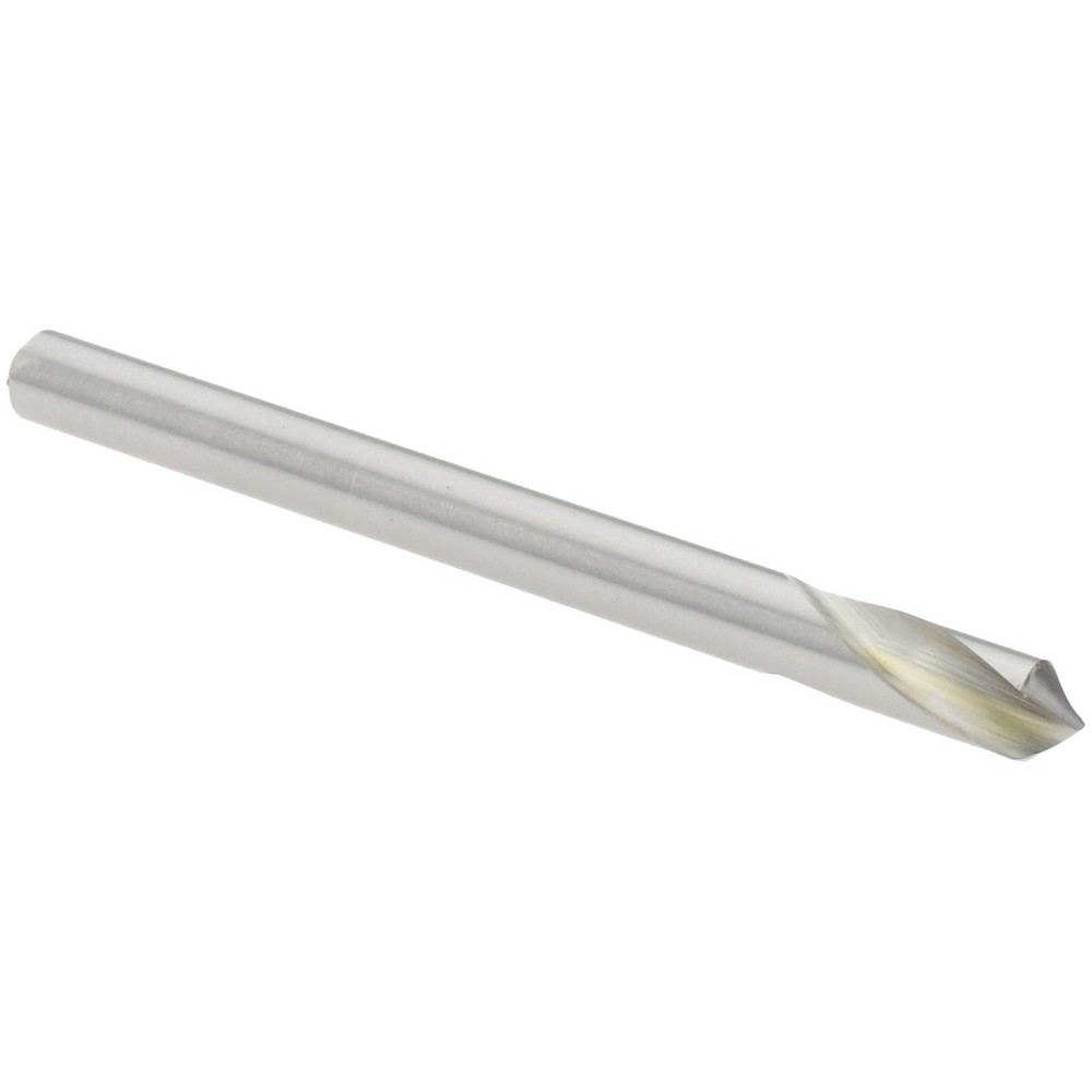 Spotting Drill: 4 mm Dia, 90 ° Point, 54 mm OAL, High Speed Steel