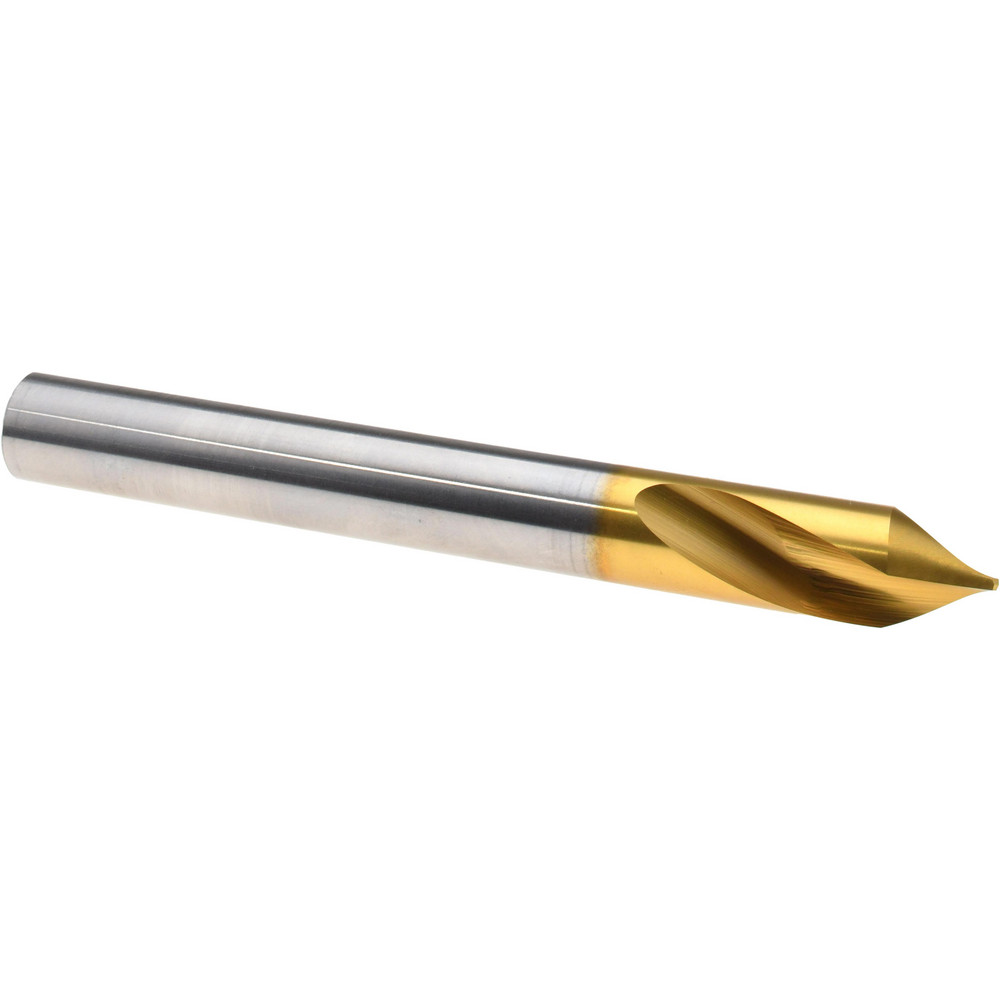 Spotting Drill: 12 mm Dia, 60 ° Point, 108 mm OAL, High Speed Steel