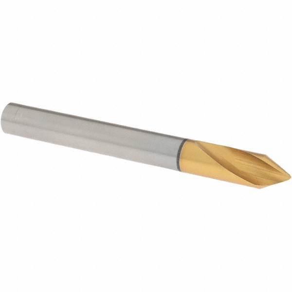 Spotting Drill: 10 mm Dia, 60 ° Point, 93 mm OAL, High Speed Steel