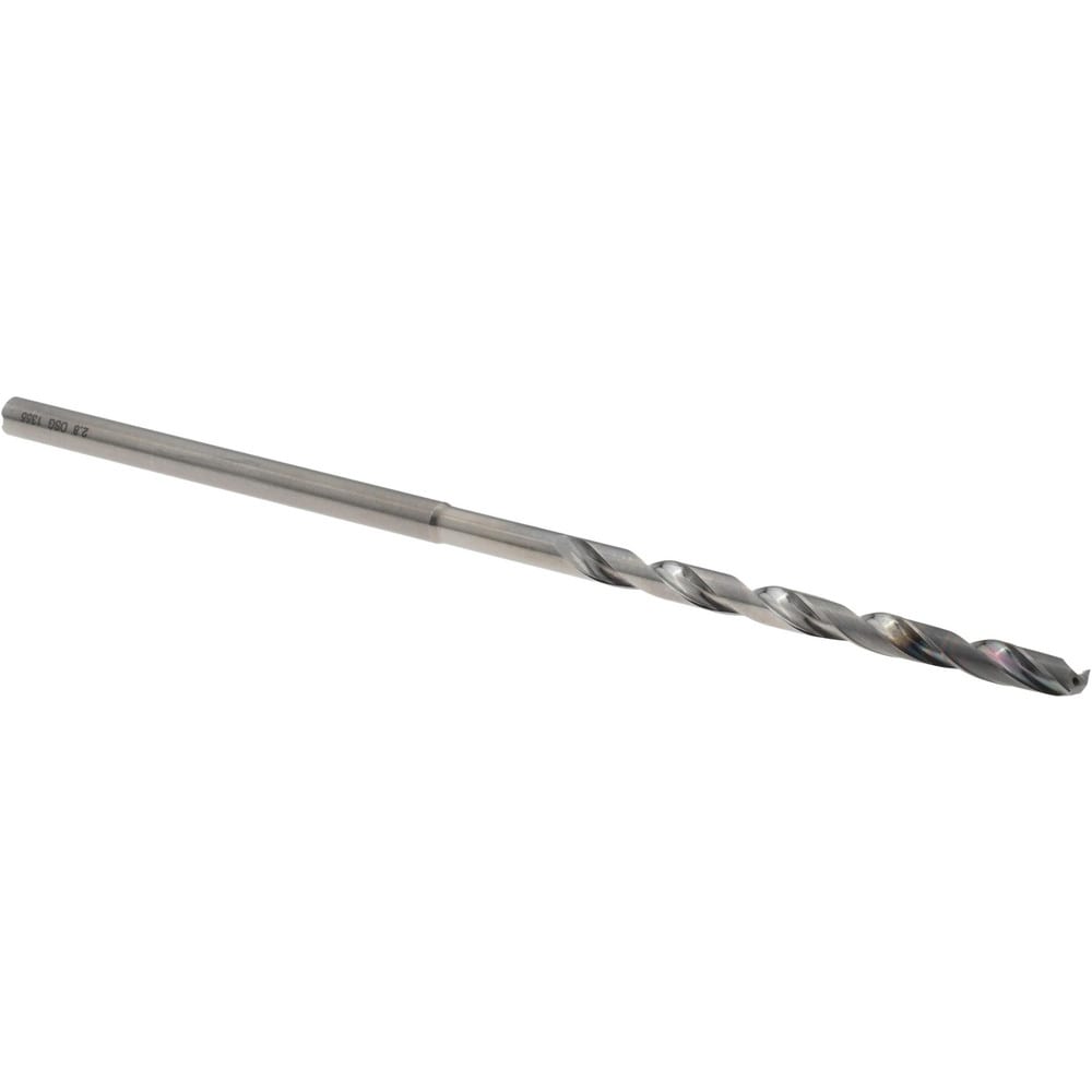 Taper Length Drill Bit: Series 6530, 2.8 mm Dia, 140 ° Point, Solid Carbide