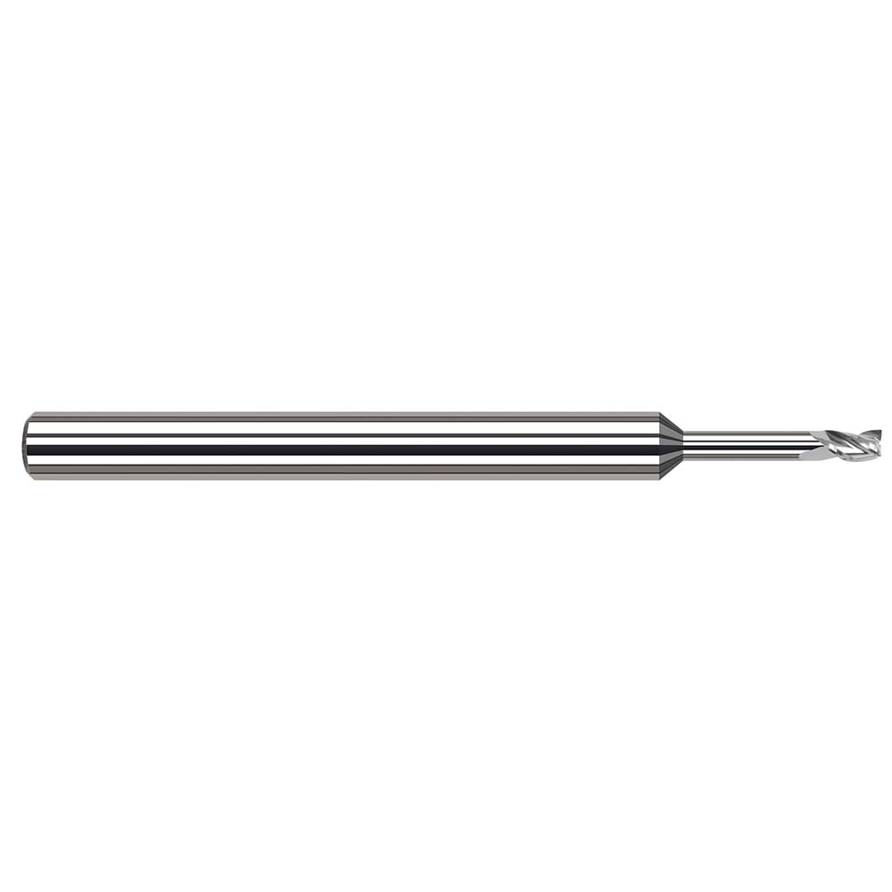 Harvey Tool 937062 Square End Mill: 1/16 Dia, 3/32 LOC, 1/8 Shank Dia, 2-1/2 OAL, 3 Flutes, Solid Carbide Image