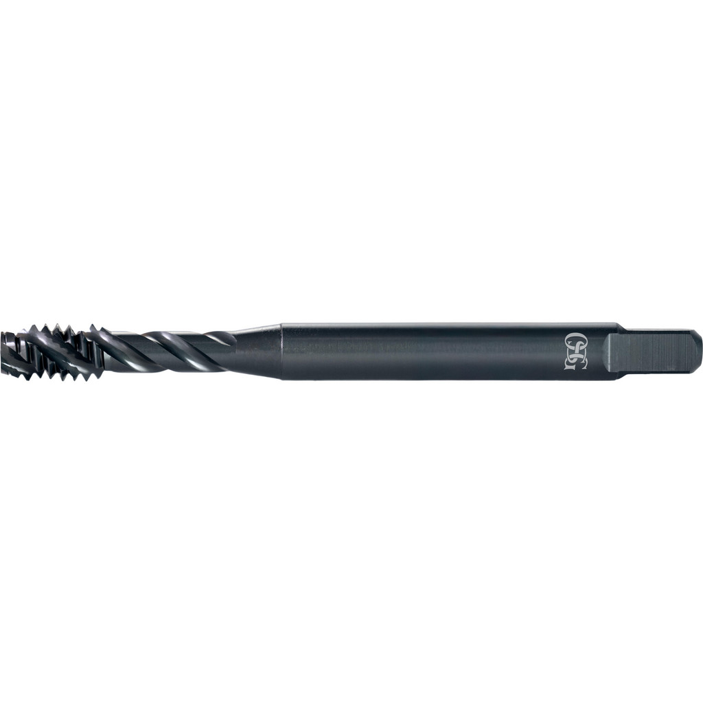 OSG | HY-PRO HY-PRO Sigma Spiral Flute Tap: 3/8-24, UNF, 3 Flute, Modified Bottoming Chamfer, High-Speed Steel-E, Steam Oxide Finish - Right Hand