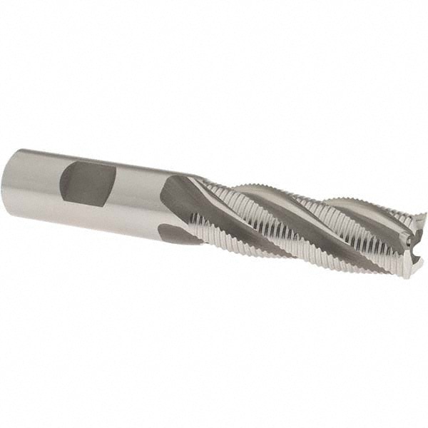 OSG 4501000 Square End Mill: 3/4 Dia, 2-1/4 LOC, 2-1/4 Shank Dia, 3/4 OAL, 4 Flutes, High Speed Steel Image