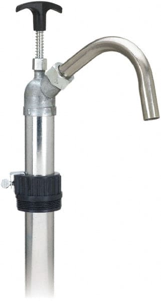 lumax LX-1331 Lever Hand Pump: 0.17 gal/TURN, Water Based Lubrication, Stainless Steel 