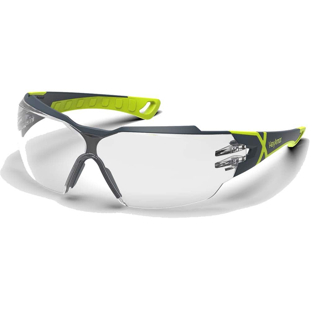 HexArmor. 11-13001-02 Safety Glass: Anti-Fog & Scratch-Resistant, Polycarbonate, Clear Lenses, Frameless, UV Protection 