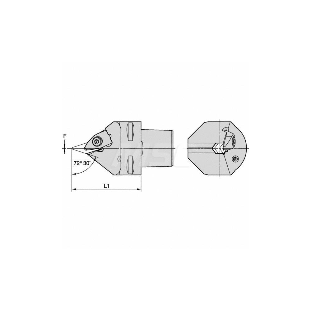 Kennametal - Modular Grooving Head: Right Hand, Cutting Head, System ...