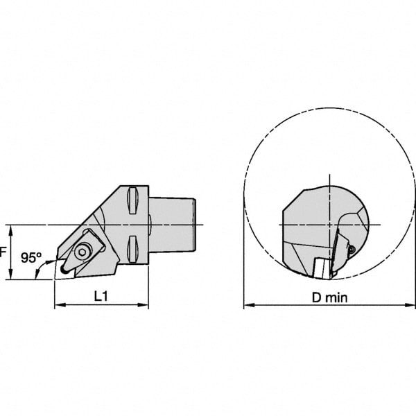 Kennametal - Size PSC63 65mm Internal Right Hand Modular Turning ...