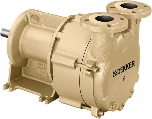 29 Hg Max, 1-1/2" ANSI 150# RF Flanged Inlet & Discharge, Single Stage Liquid Ring Vaccum Pump
