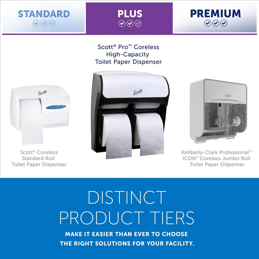 Scott Pro High Capacity Coreless Standard Roll Toilet Paper Dispenser