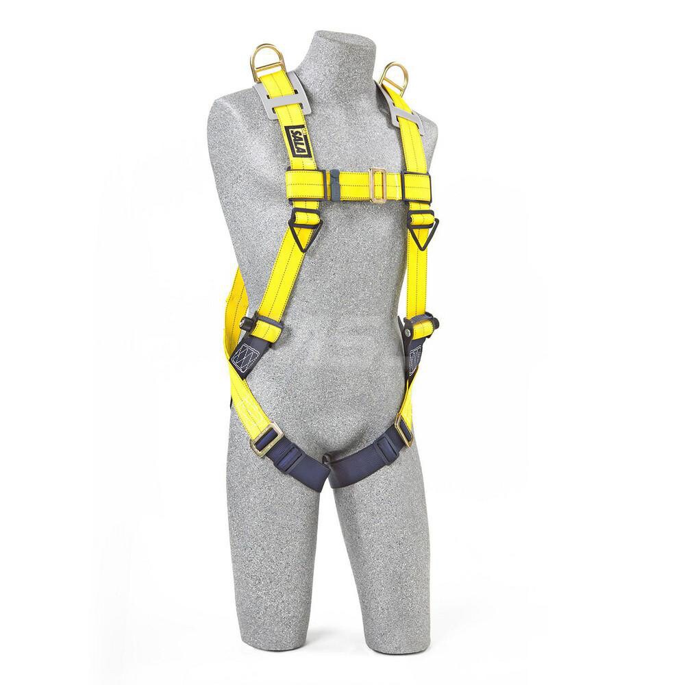 Fall Protection Harnesses: 420 Lb, Vest Style, Size X-Large, For Retrieval & Rescue, Polyester, Back & Shoulder