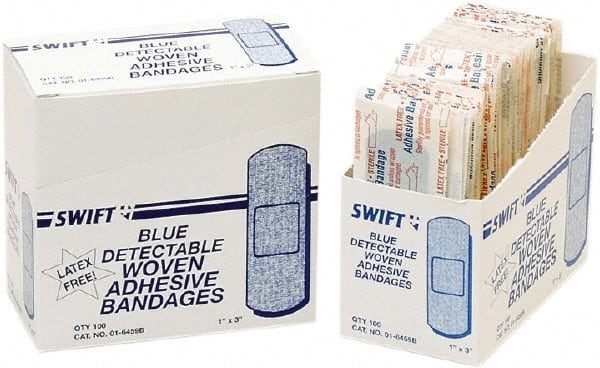Bandages & Dressings; Dressing Type: Self-Adhesive Bandage ; Style: General Purpose ; Material: Fabric ; Color: Blue ; Unitized Kit Packaging: No ; Length (Inch): 1