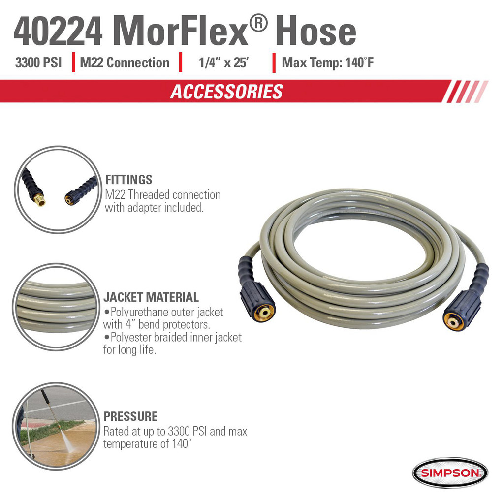 Fixed Pressure Washer Hose - 32659807 