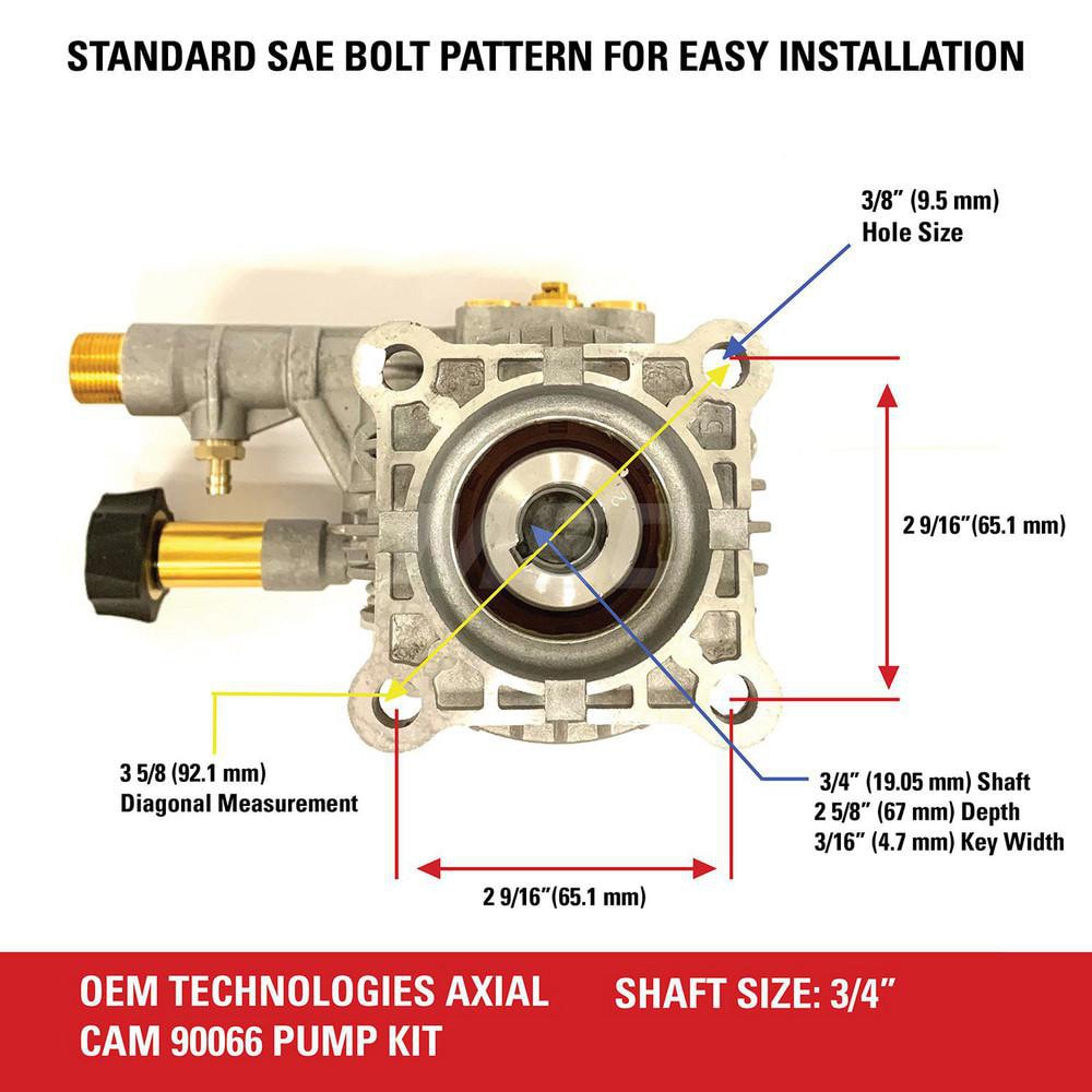 Simpson 3 000 Max Psi Fixed Pressure Washer Pump Kit MSC Direct simpson-3-000-max-psi-fixed-pressure-washer-pump-kit-msc-direct