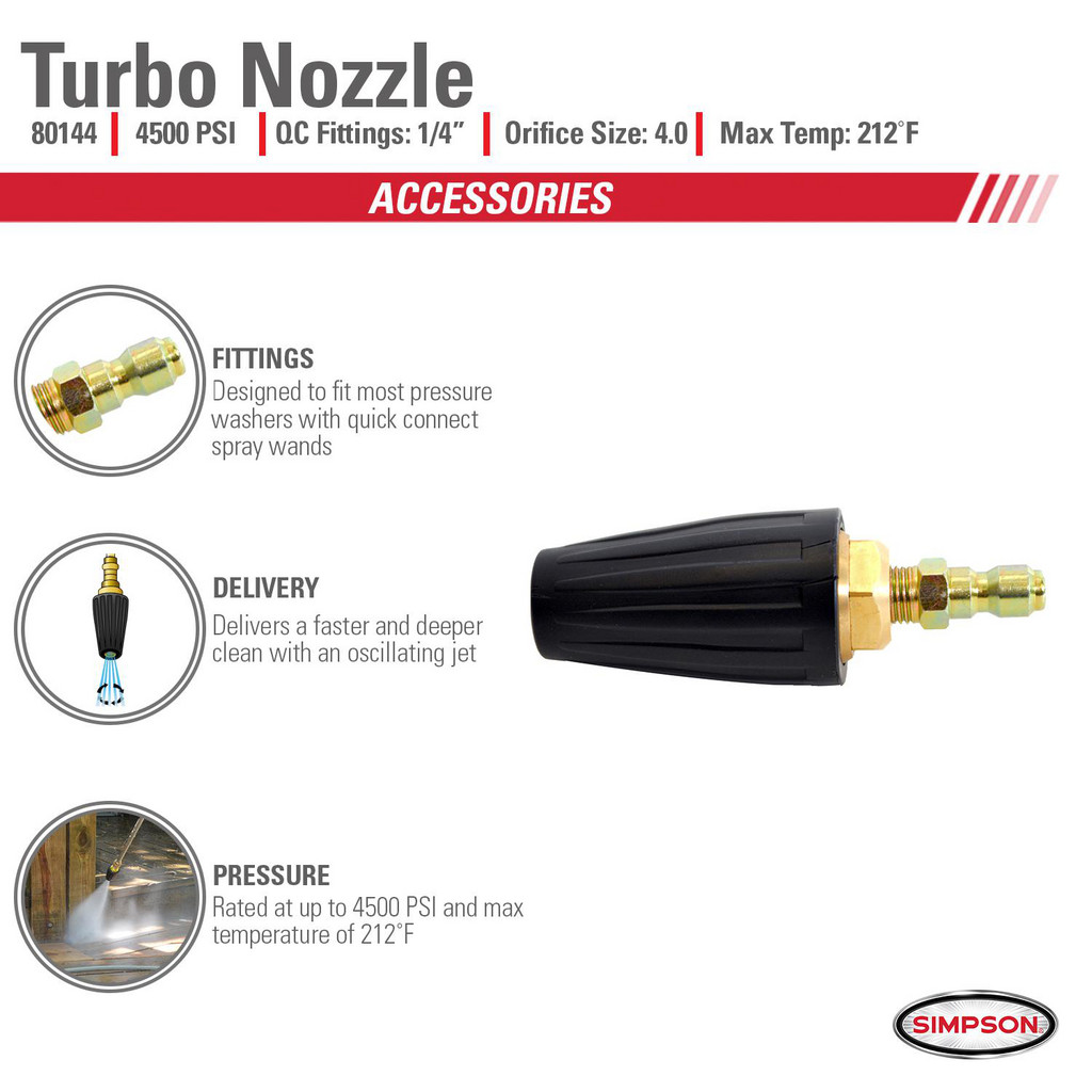 Turbo Pressure Washer Nozzle - 49040132 