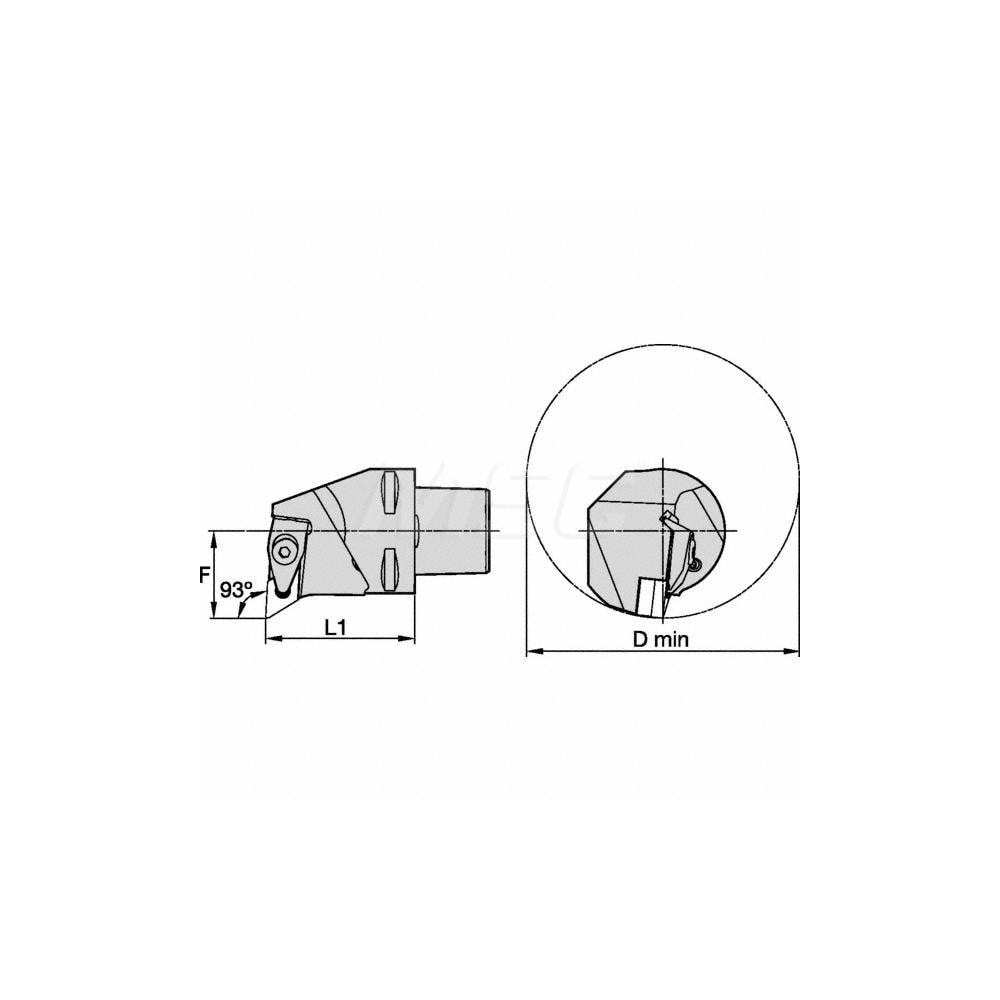 Kennametal - Modular Turning & Profiling Head: Size PSC63, 65 mm Head ...