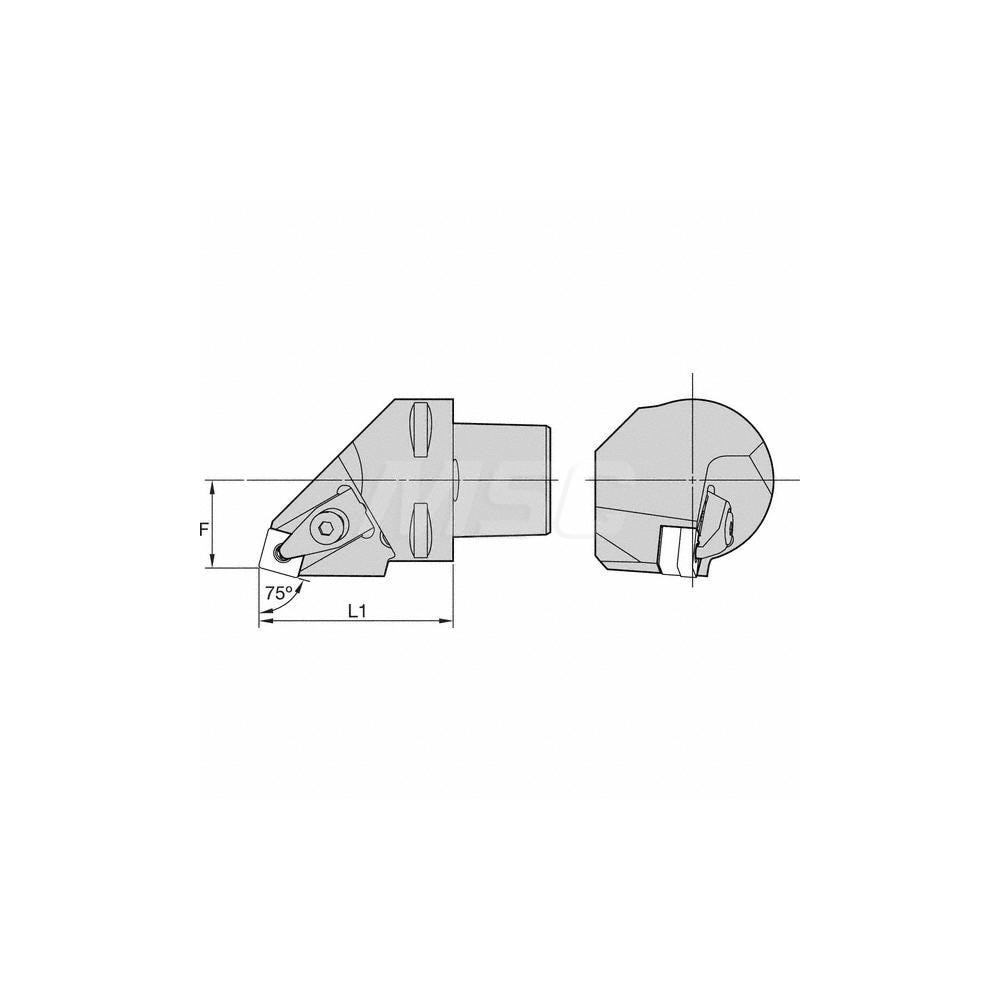 Kennametal - Modular Turning & Profiling Head: Size PSC63, 65 mm Head ...