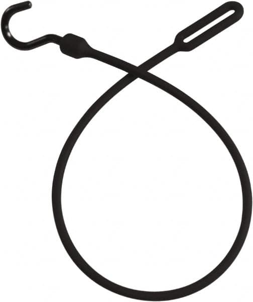 Loop End Bungee Cord with Overmolded Nylon Hook End