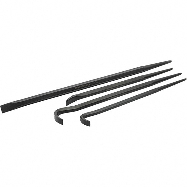 GEARWRENCH 70-578G 4 Piece Rolling Head Pry Bar Set Image