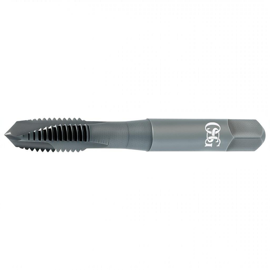 OSG | HY-PRO Spiral Point Tap: 5/8-11 UNC, 3 Flutes, Plug Chamfer, HSS-E Vanadium, TiCN Coated - 1.0900" Thread Length, 3.8100" OAL, Right Hand, H5