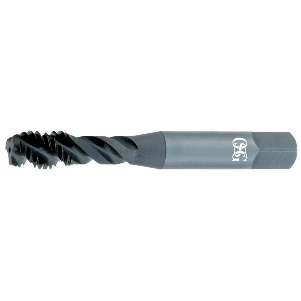 OSG 146108 1/4-20 UNC, 3 Flute, 45° Helix, Bottoming Chamfer, V Finish, High Speed Steel Spiral Flute STI Tap Image