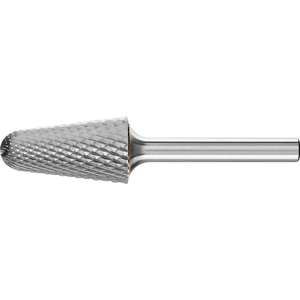 PFERD SL-6, 5/8" Cut Diam, 1/4" Shank Diam, Tungsten Carbide Diamond Cut 14° Taper Burr - 3-1/4" OAL, 1-5/16" LOC | Part #25183