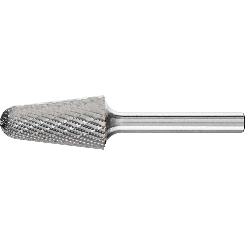 PFERD Abrasive Bur SL6, 5/8" Cut Dia, Cone with Radius End, Double