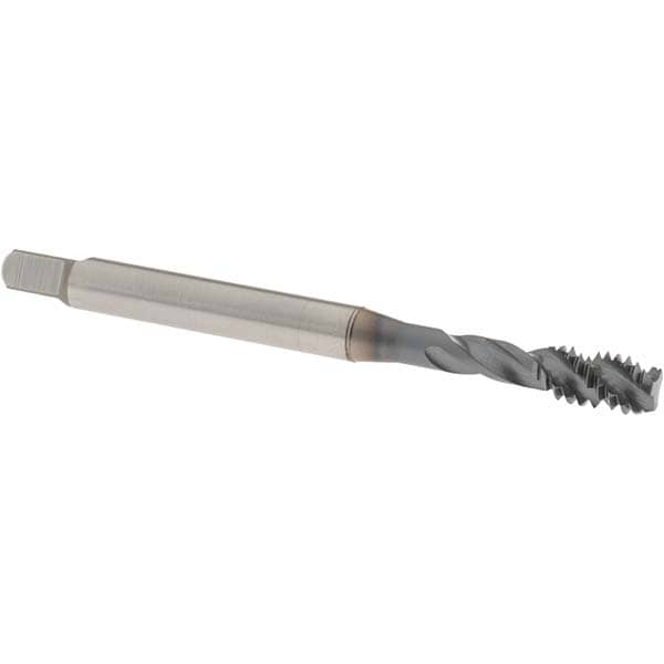 OSG 1650510708 Spiral Flute Tap: 1/4-20, UNC, 3 Flute, Bottoming, 3B Class of Fit, Powdered Metal, V Finish Image