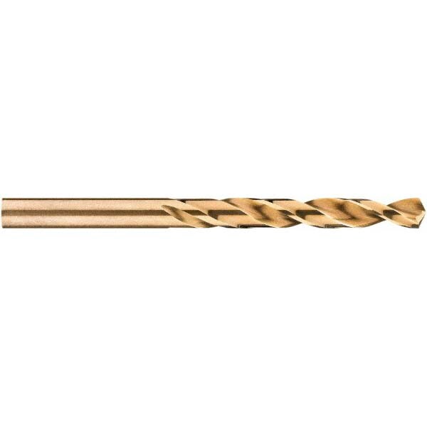 Jobber Length Drill Bit: 0.1094" Dia, 135 °, Cobalt