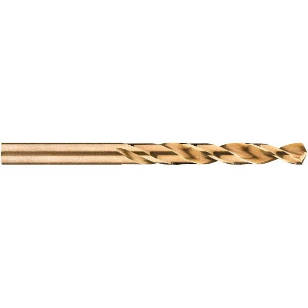 Jobber Length Drill Bit: 0.1406" Dia, 135 °, Cobalt