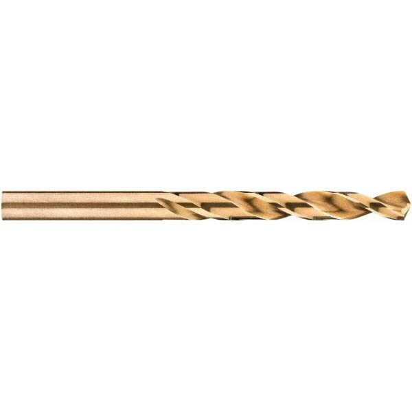 Jobber Length Drill Bit: 0.1563" Dia, 135 °, Cobalt