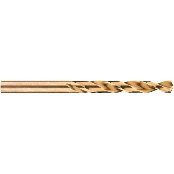 Jobber Length Drill Bit: 0.3281" Dia, 135 °, Cobalt