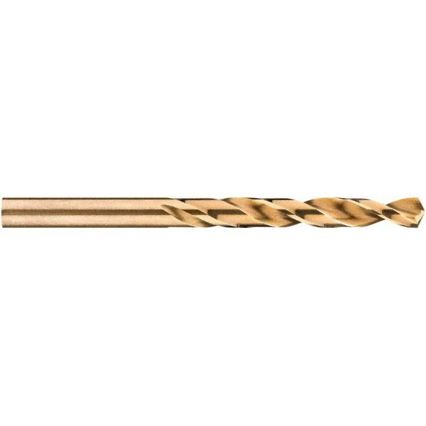 Jobber Length Drill Bit: 0.3594" Dia, 135 °, Cobalt