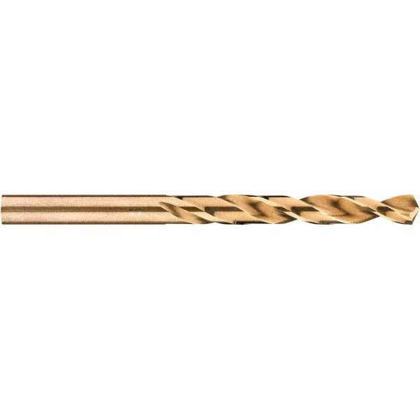 Jobber Length Drill Bit: 0.375" Dia, 135 °, Cobalt