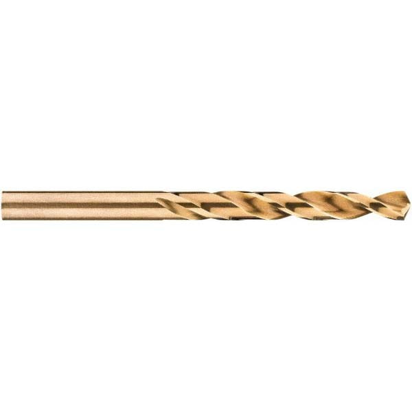Jobber Length Drill Bit: 0.4531" Dia, 135 °, Cobalt