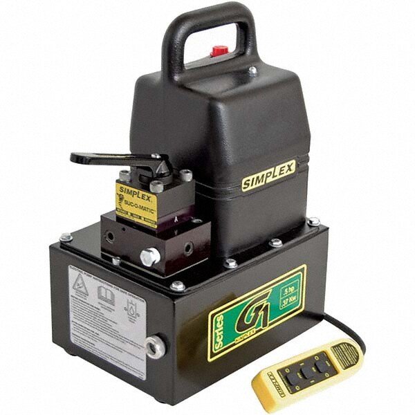 Electric Hydraulic Pump: 3-Way & 3 Position Valve