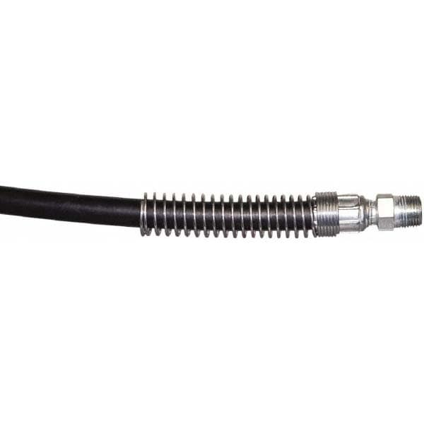 Hydraulic Pump Hose: 1/4" ID, 3' OAL, Rubber