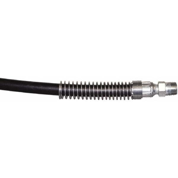 Hydraulic Pump Hose: 1/4" ID, 6' OAL, Rubber, 10,000 Max psi